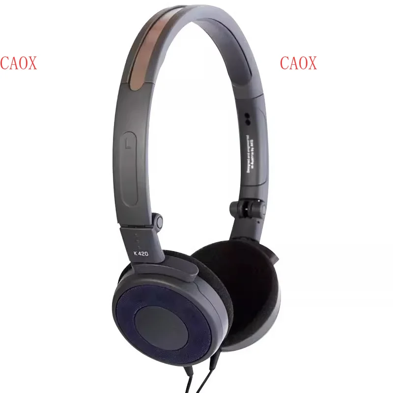 Casque audio AKG K420 Classic original, pliable, portable, avec basses profondes, filaire (bleu marine)