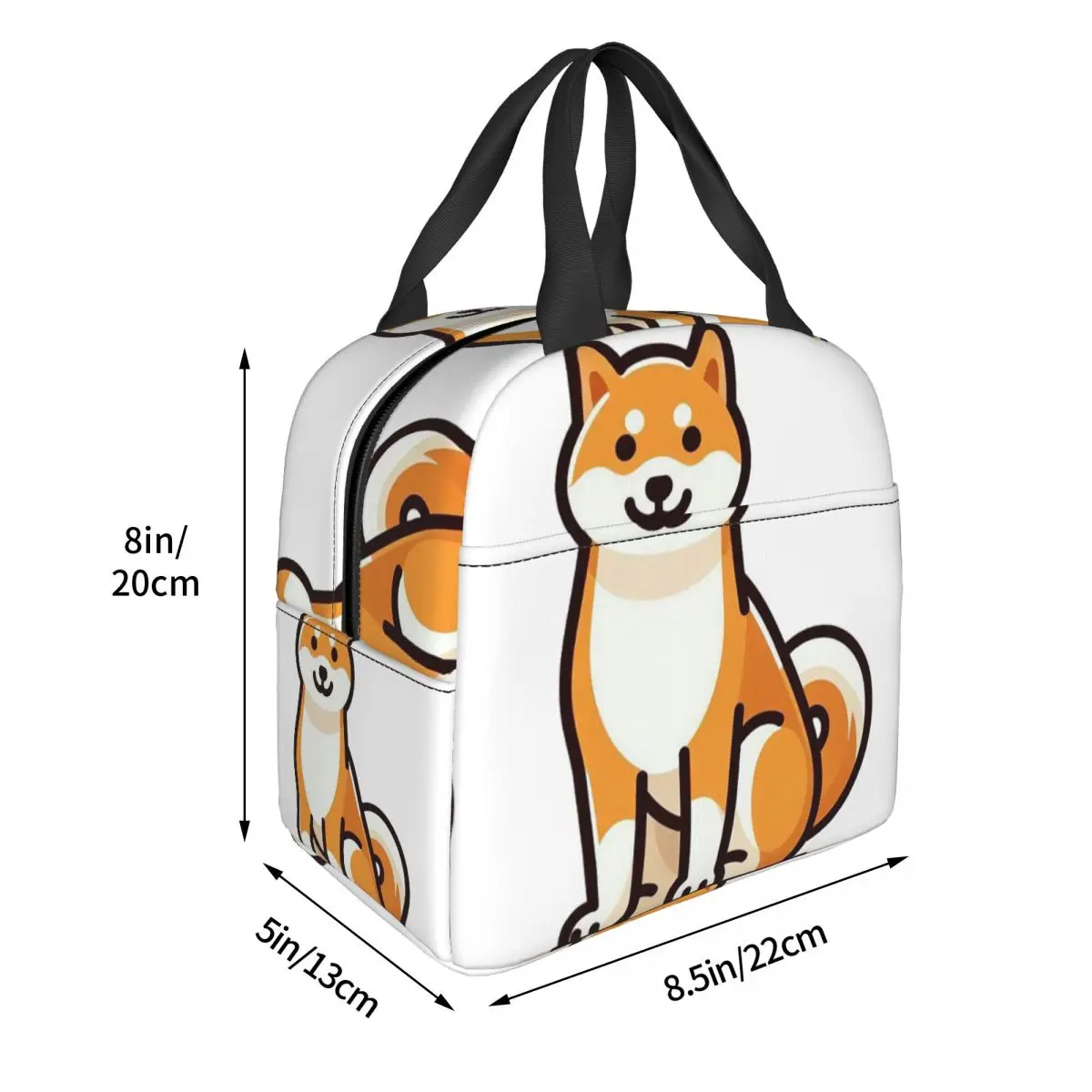 Shiba Inu_ A Comprehensive Guide Insulated Lunch Bag for Women Kids Leakproof Food Boxes Thermal Lunch Box Tote