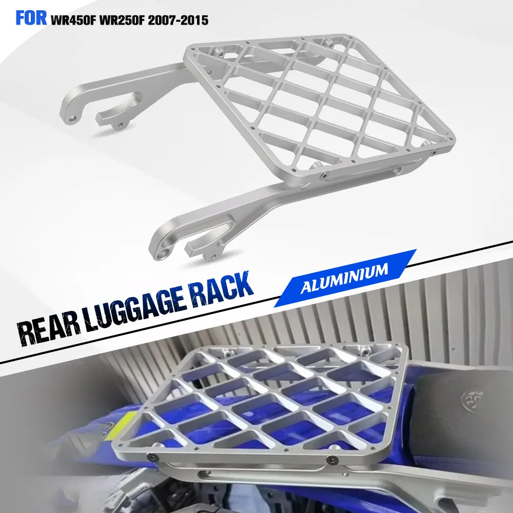 For YAMAHA WR450F WR250F WR 450F 250F 2007-2011-2012-2013-2014-2015 Rear Carrier Luggage Rack Support Tailbox Cargo Tailrack
