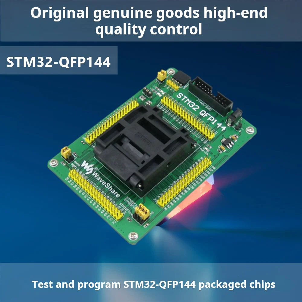 Original genuine goods stm32-lqfp144 Burning testing seat programming download transfer is suitable stm32f Stm32