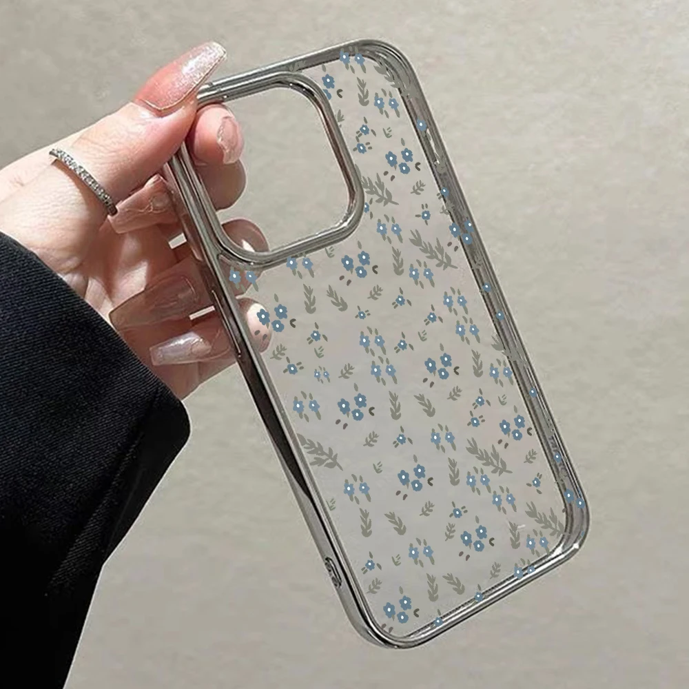 Blumen-Handyhülle für iPhone 17 15 16 Pro Max Hüllen iPhone 15 14 13 12 11 17 Pro Max Plus Transparente Beschichtung Stoßfeste Hüllen – Detail 2