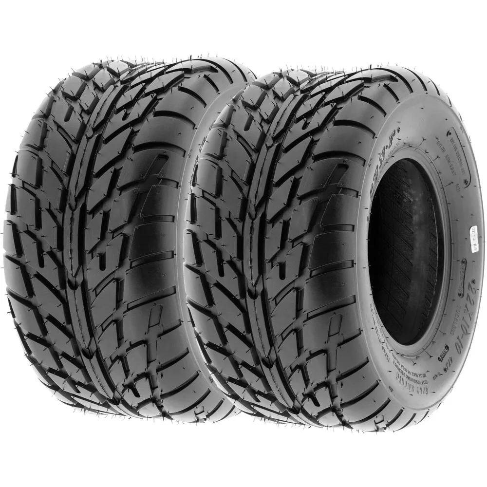 

Pair of 2 A021 TT Sport ATV UTV Dirt & Flat Track Tires 225/45-10 (18x9-10), 6 PR, Tubeless