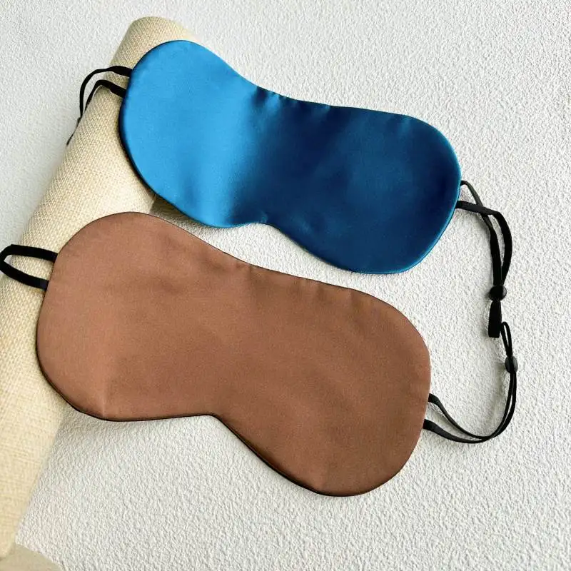 Summer Thin Eye Mask Adult Soft Blindfold Smooth Eyeshade For Sleeping Travel Yoga Elastic Band