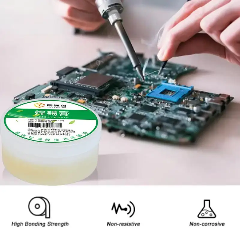 Solder Paste For Electronics Solder Paste In Jar No Goopy Safe Clean Residues Paste Rosin Paste Soldering Flux For Soldering