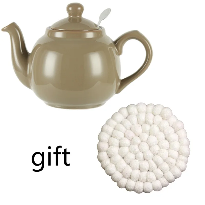 

London Pottery Farmhouse Series 2 Cup Teapot Toffee British Ceramic 600ml Teapot for Afternoon Tea Tea set Teapots