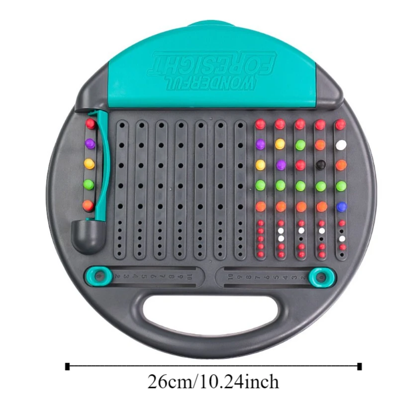 Juego interactivo de plástico a juego, tablero de ajedrez educativo, juegos de mesa de estrategia, pensamiento lógico Montessori