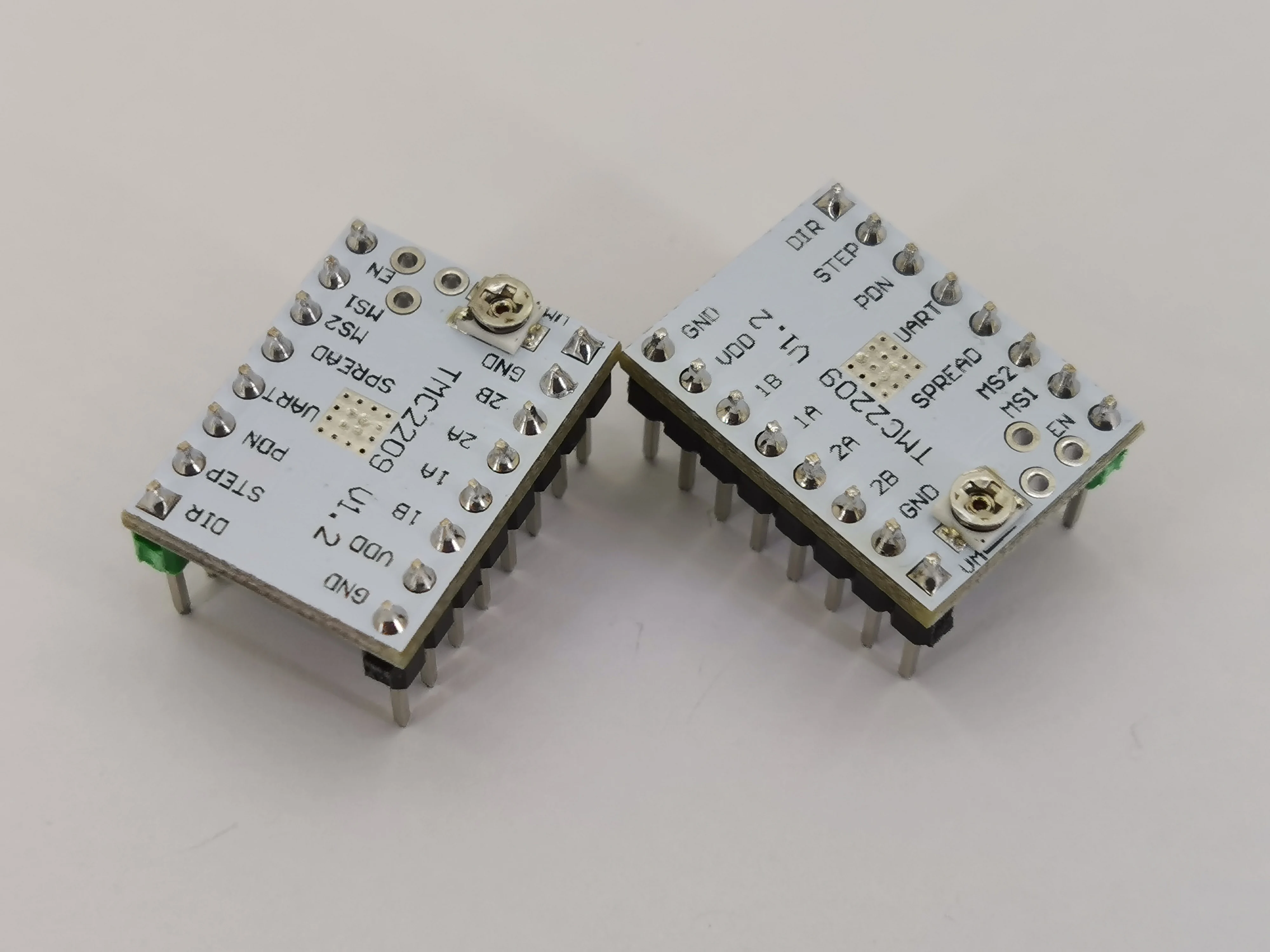 Mks tmc2209 2209 peças de impressora stepstick motorista motor passo 3d 2.5a uart ultra silencioso para sgen_l gen_l robin nano