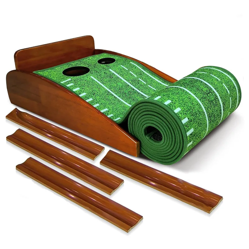 

Golf putter practitioner practice blanket golf training indoor solid wood fairway set