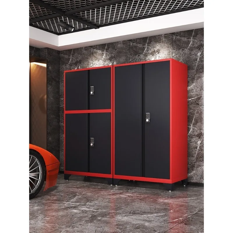 Parking space locker, sundries storage cabinet, locked anti-theft station foot moisture-proof and rust-proof tool cabinet