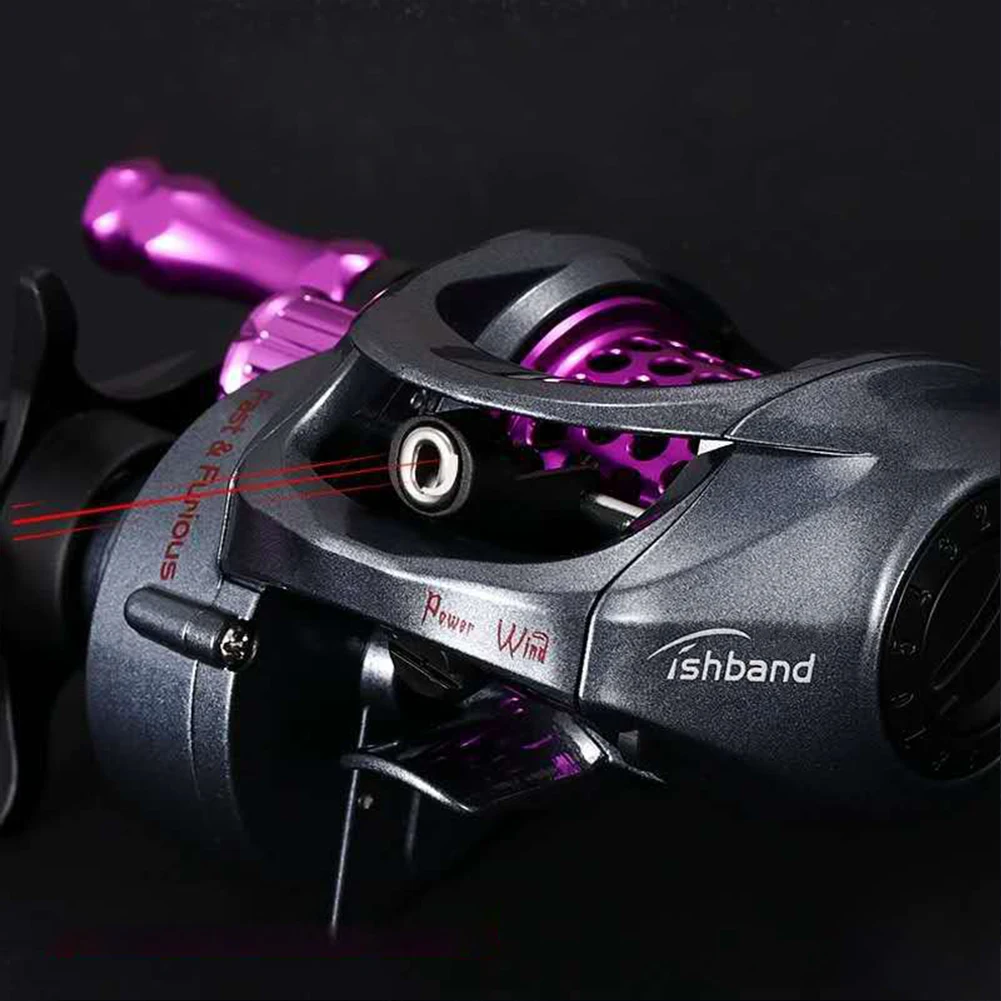 

Power Wind PW100 Fishing Baitcast Reel Ultra-Light Carbon Micro-Throwing Baitcasting Reel Lightweight Casting Reels