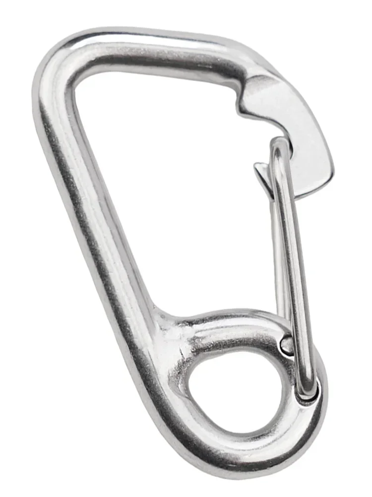 

Carabiner Dving Hook Diving Buckle Silver Simple Hook Safety Scuba Diving Buckle Equipment Kayak Boat 2022 New