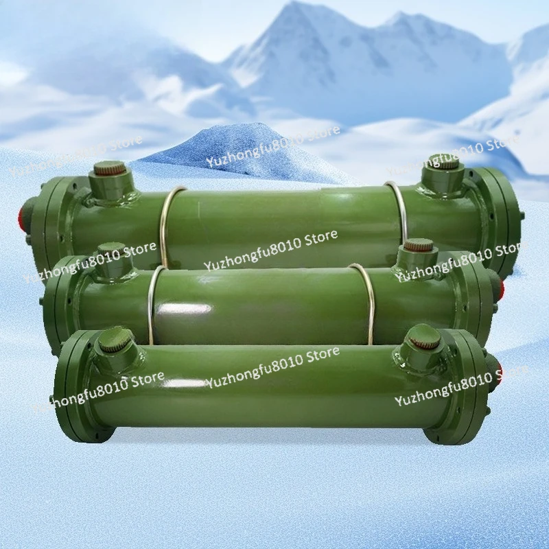 Column tube cooler, tubular heat exchanger, horizontal variable speed oil cooler, industrial water cooling chemical equipment