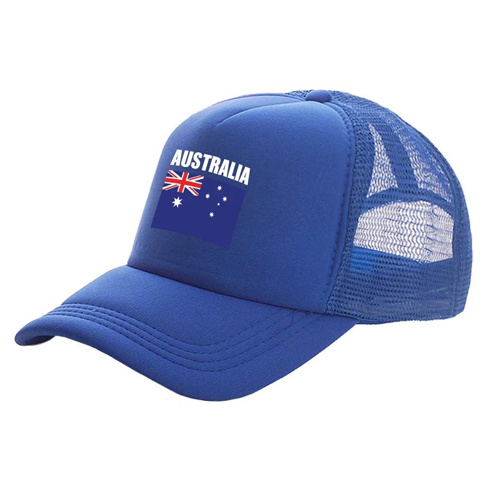 Australia Trucker Caps Men Australia Hat Baseball Cap Cool Summer Unisex Mesh Net Caps