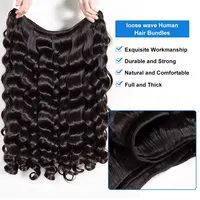 26 28 30 32 Inch Loose Wave Bundles Human Hair 16A Unprocessed Quality Virgin Raw Hair Brazilian 2 3 4 PCS Loose Deep Wave Human Hair Bundles Extensions 6