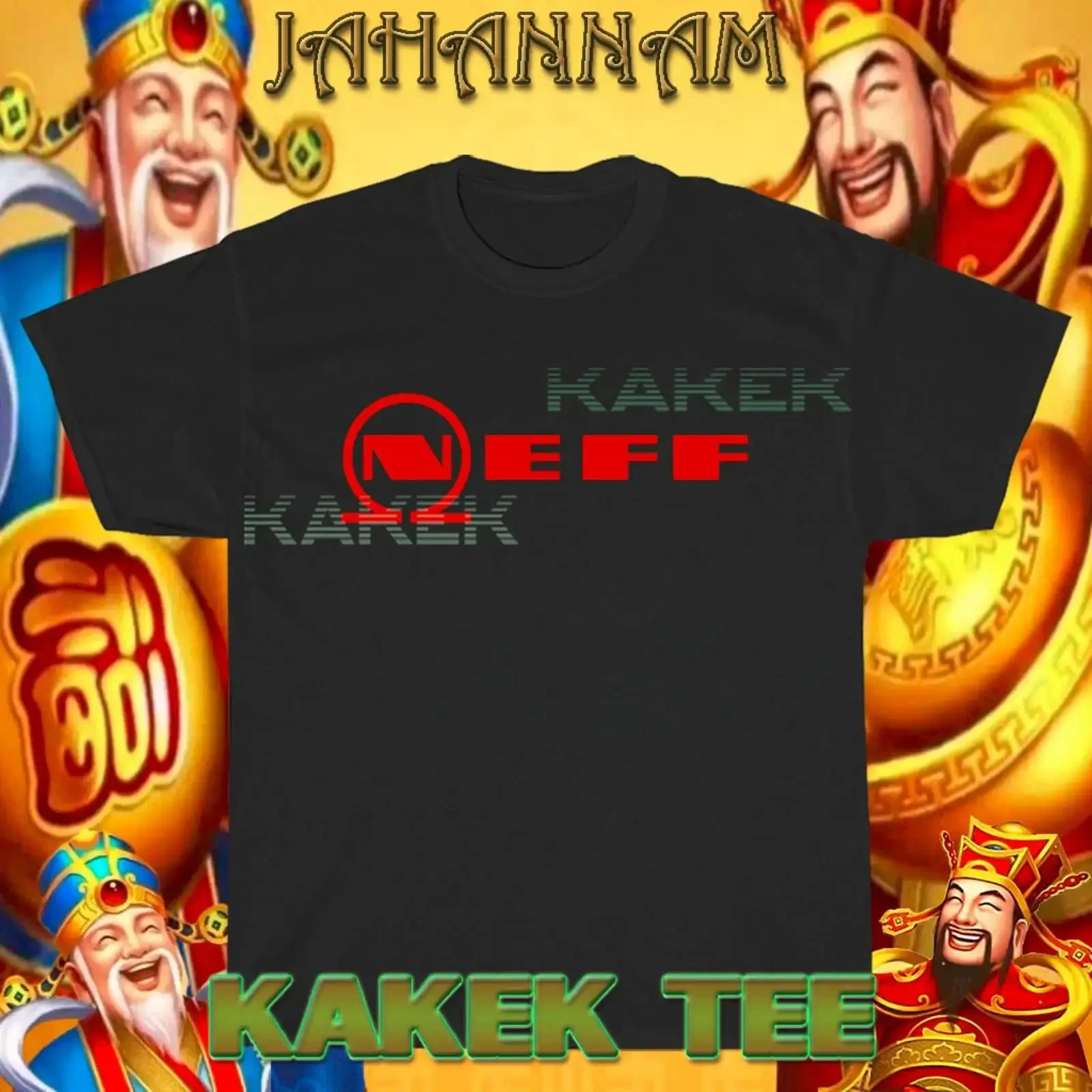 New T Shirt NEFF Kitchen Logo Funny USA Size S to 5XL Image 1 of 3 vintage Washed Top For Everyday Wear streetwear Stylish