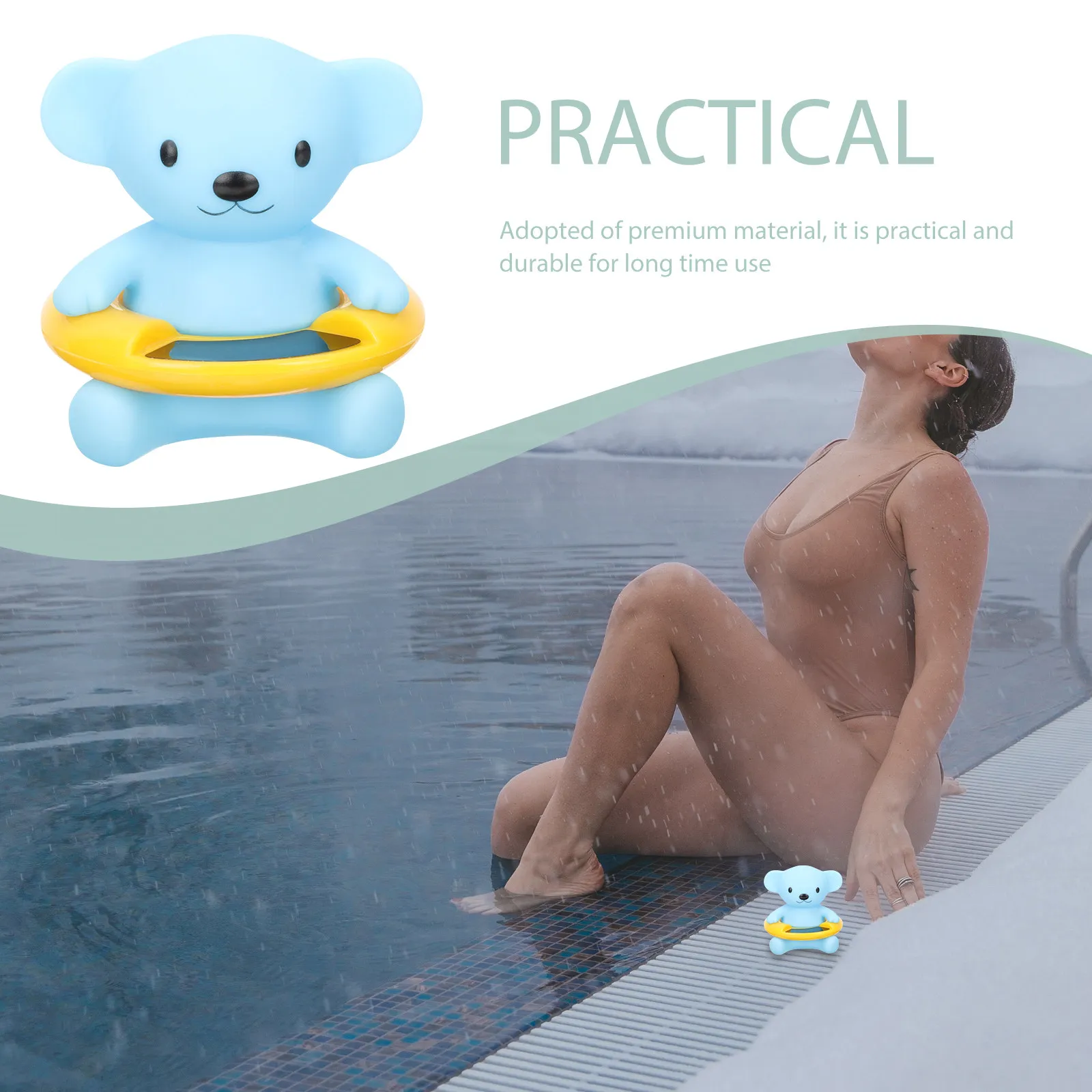 

Electronic Thermometer Floating Baby Bath Temperature Tester For Pool Spa Tub Pond Water Heat Indicator Cartoon Bath