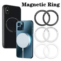 Metal Sticker Ring For iPhone 15 14 13 12 Pro Max Case Strong Magnetic Cover For Magsafe Wireless Charger For Car Phone Holder