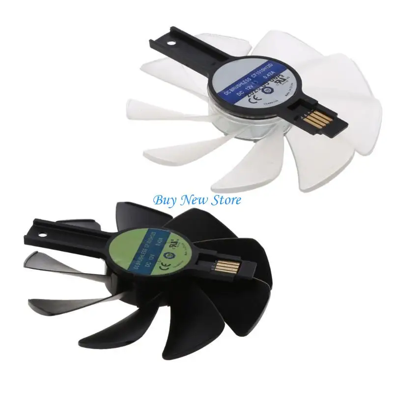 

20ce 2pcs 95mm CF1015H12D CF1010U12S 4PIN 12V Вентилятор вентилятора для вентилятора для вентилятора для RX470 480 570 580