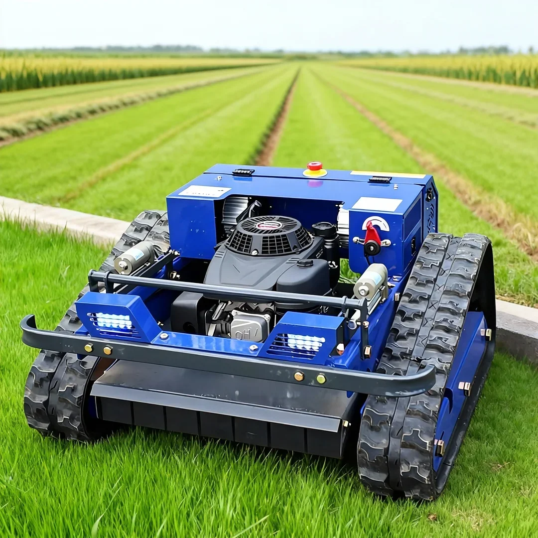 

Customized Self Propelled Robot Flail Lawn Mower - 550mm Mowing Width Remote Control for Farm Garden Yard