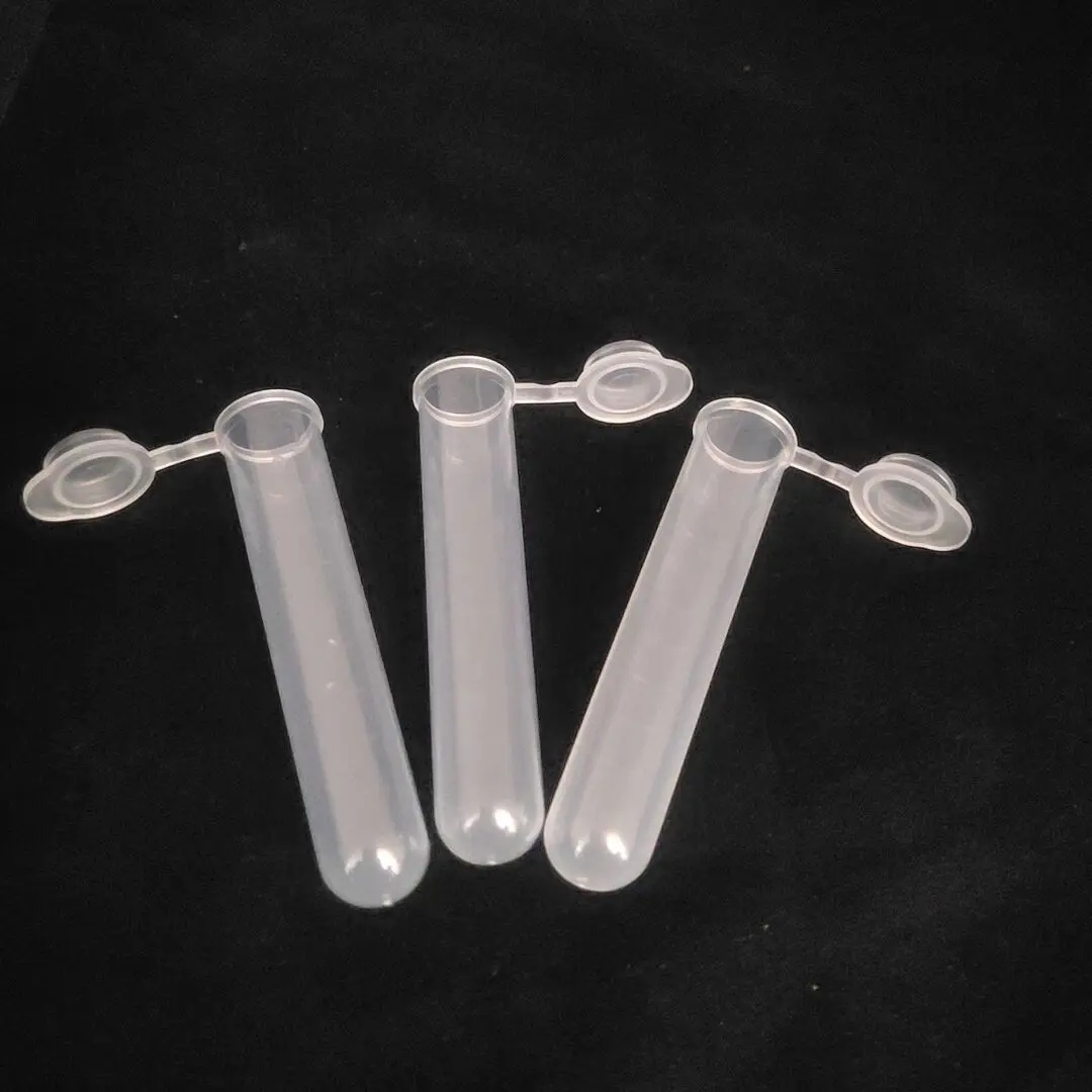 1pcs 10mL Centrifuge Tube EP Plastic Round Bottom Connect with Lid and Graduation Ethylene Propylene