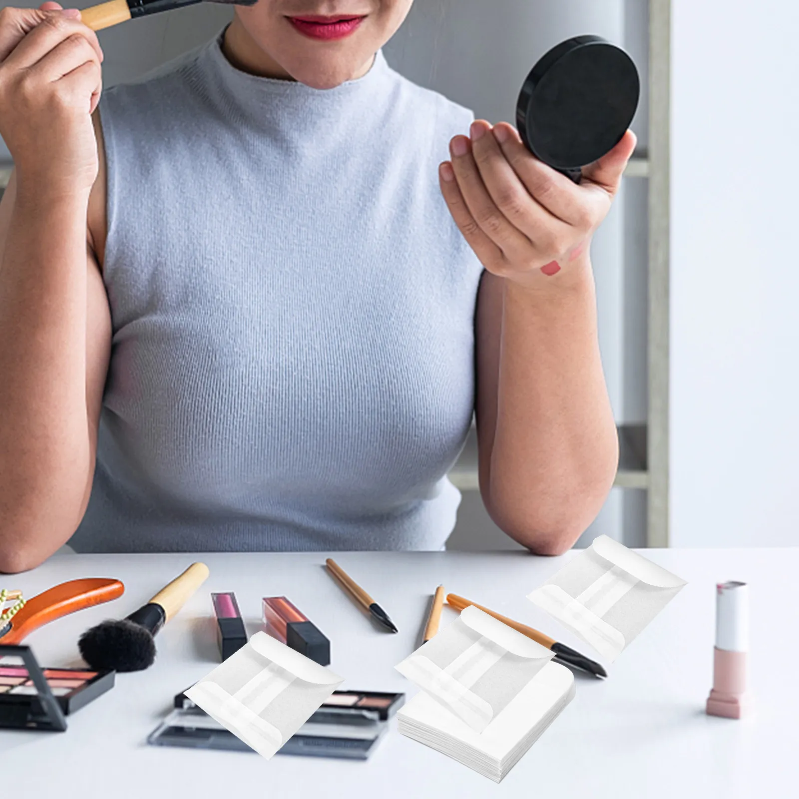 

30Pcs Waterproof Jewelry Bags Translucent Paper Pouches Jewelry Storage Organizer Packaging for Earrings Rings Cards