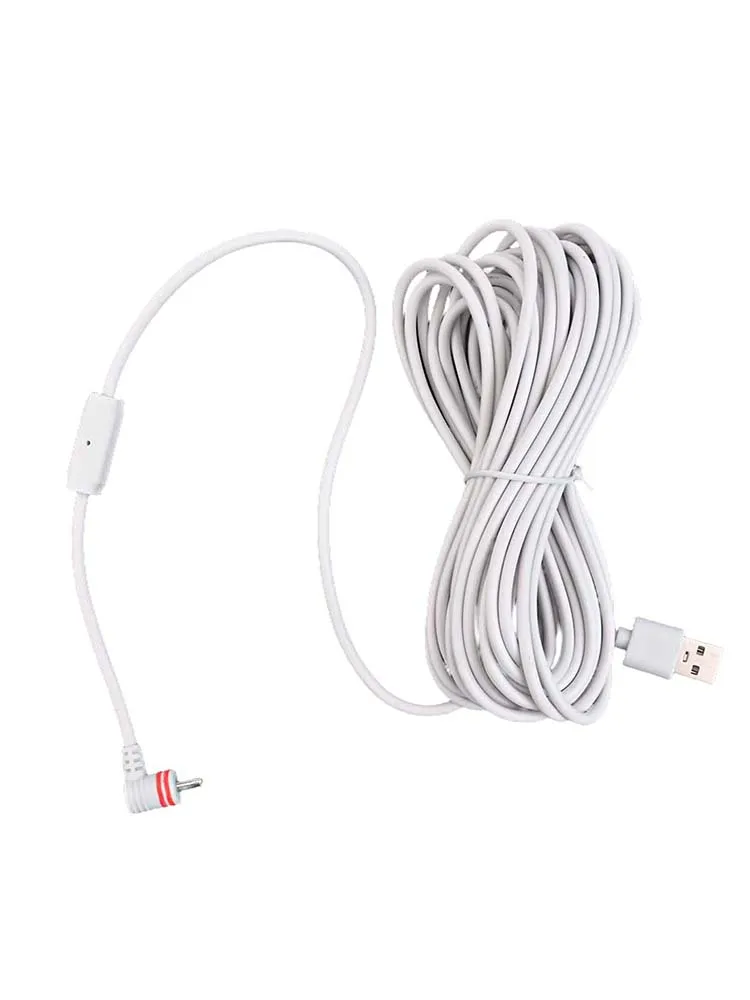 7.6m Length Charging Cable Comprehensive Package Extended Reach 7.6m 10m Secure Magnetic Connector Security Camera Setup
