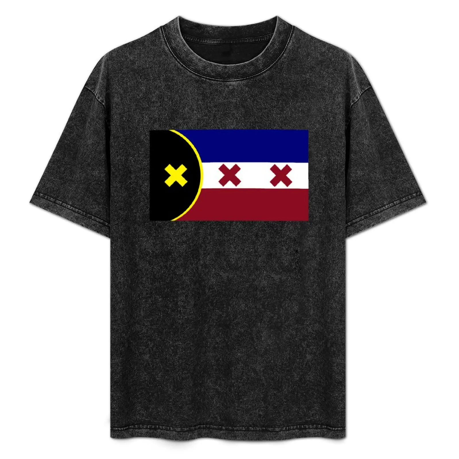 L'Manberg Nation Flag T-Shirt Holiday Party Tee Shirt