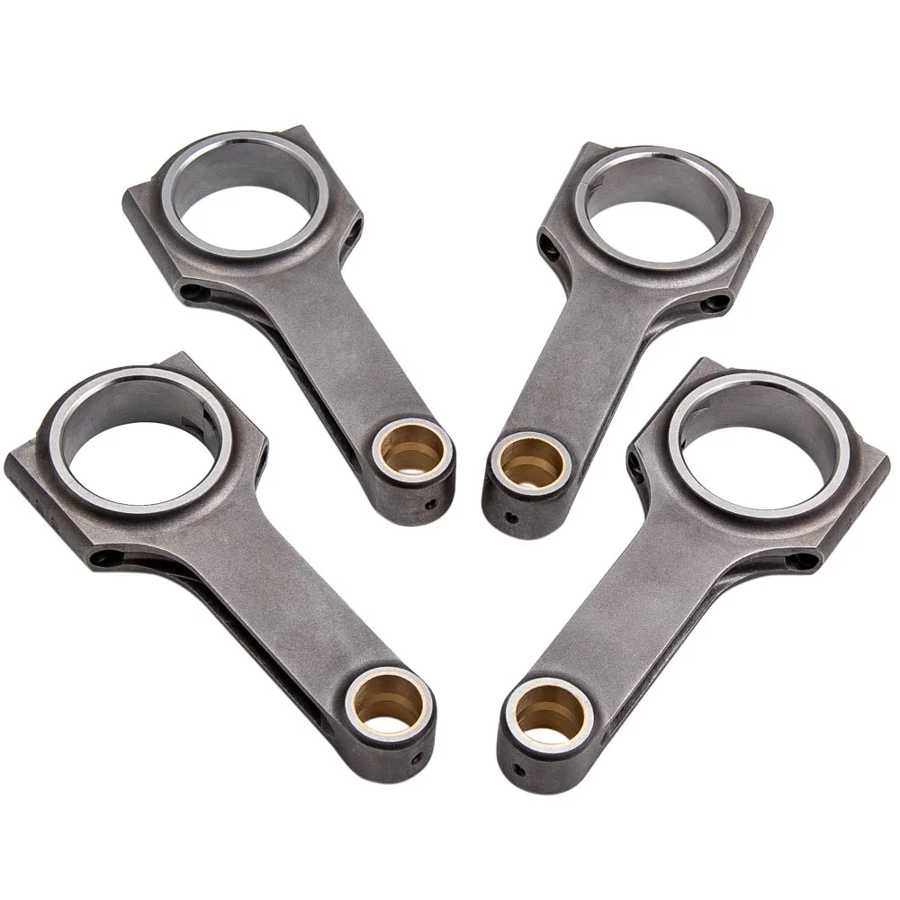 Racing 4340 EN24 Connecting Rods For Honda K20 K20A2 K20Z1 K20Z3 Forged 139mm H Beam Crankshaft Floating Shot Peen EN24 TUV