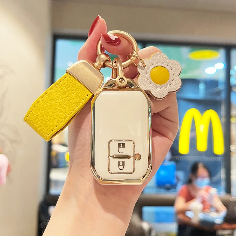 Nowa osłona pilot z kluczykiem samochodowym TPU dla Suzuki Swift 2017 2018 dla Suzuki Wagon R japoński monopol typu 3C Ertiga Swift 2017