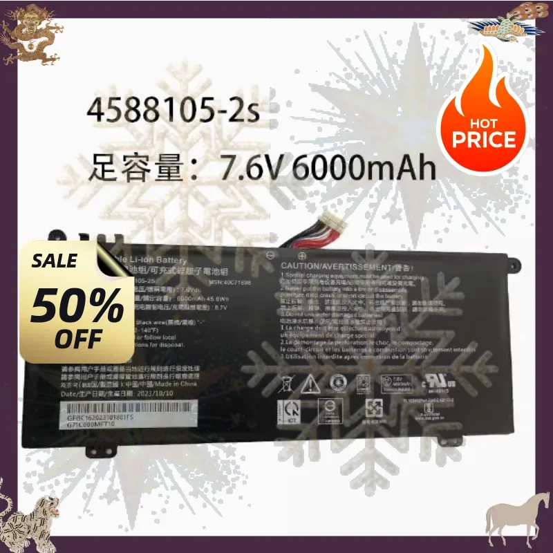 SWZY 7.6V 6000mAh 4588105-2S Laptop Battery for Toshiba Dynabook Satellite Pro C50-E, C40-H and C40-J Batteries NEW