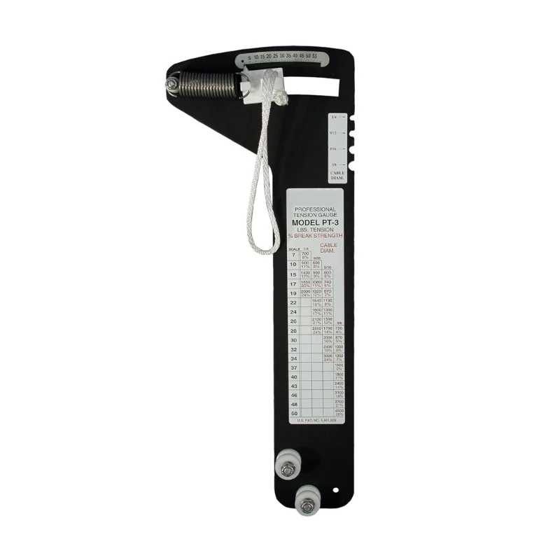 Sailboats Rigging Tension Gauge Rigging Tension Meter for Marine Wire Rope Checks, Mechanical Cable Inspection Tool with Spring