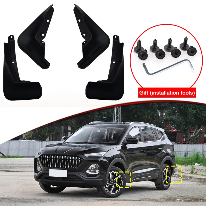 

Car Styling Fit For JAC JS8 2021 2022 2023 ABS Car Mud Flaps Splash Guard Mudguards MudFlaps Front Rear Fender Auto Accessories