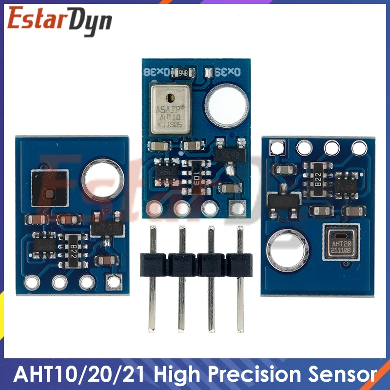 AHT10 AHT20 AHT21 High Precision Digital Temperature Humidity Sensor Measurement Module I2C Communication Replace DHT11 SHT20