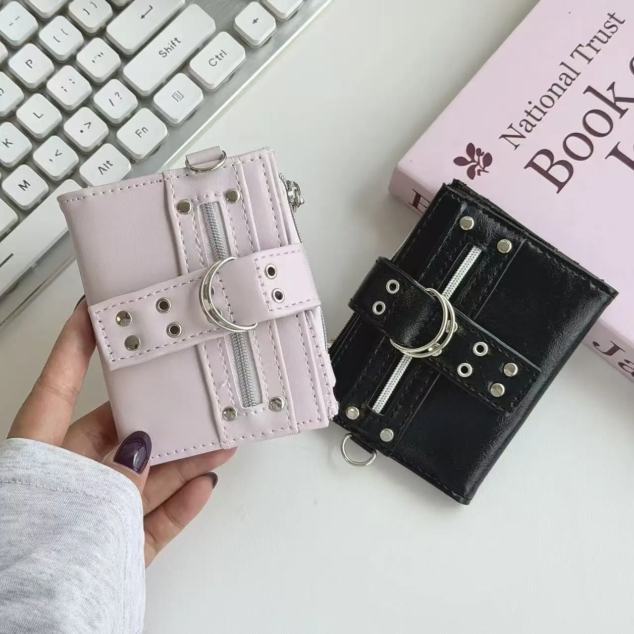 New Korean-style Cardholder Unique Design High-look Value Trendy Multifunctional Coin Storage Large-capacity Cardholder Cards