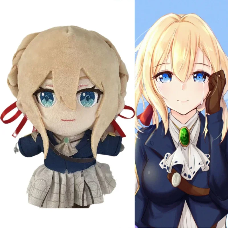 20cm Violet Evergarden Plush Toys Cartoon Stuffed Figures Hirasawa Yui Cosplay Plushie Dolls Birthday Christmas Peluche Gifts