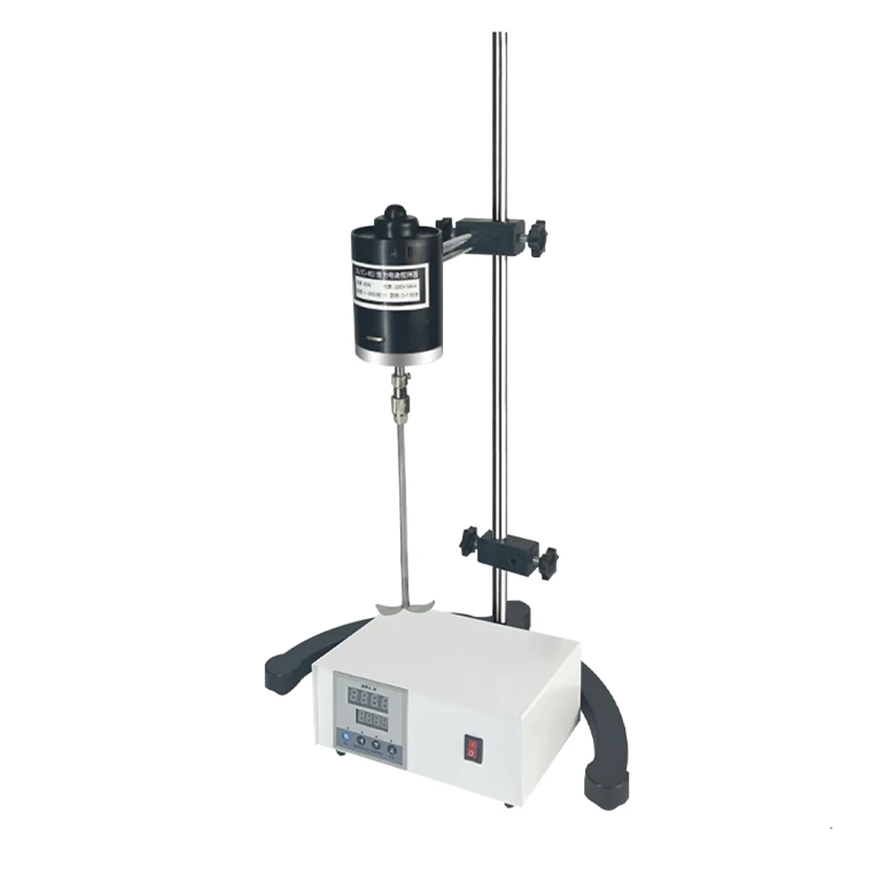 AC220V/50Hz Laboratory Electric Stirrer with Digital Display and Timer, 300W Precision Mixer
