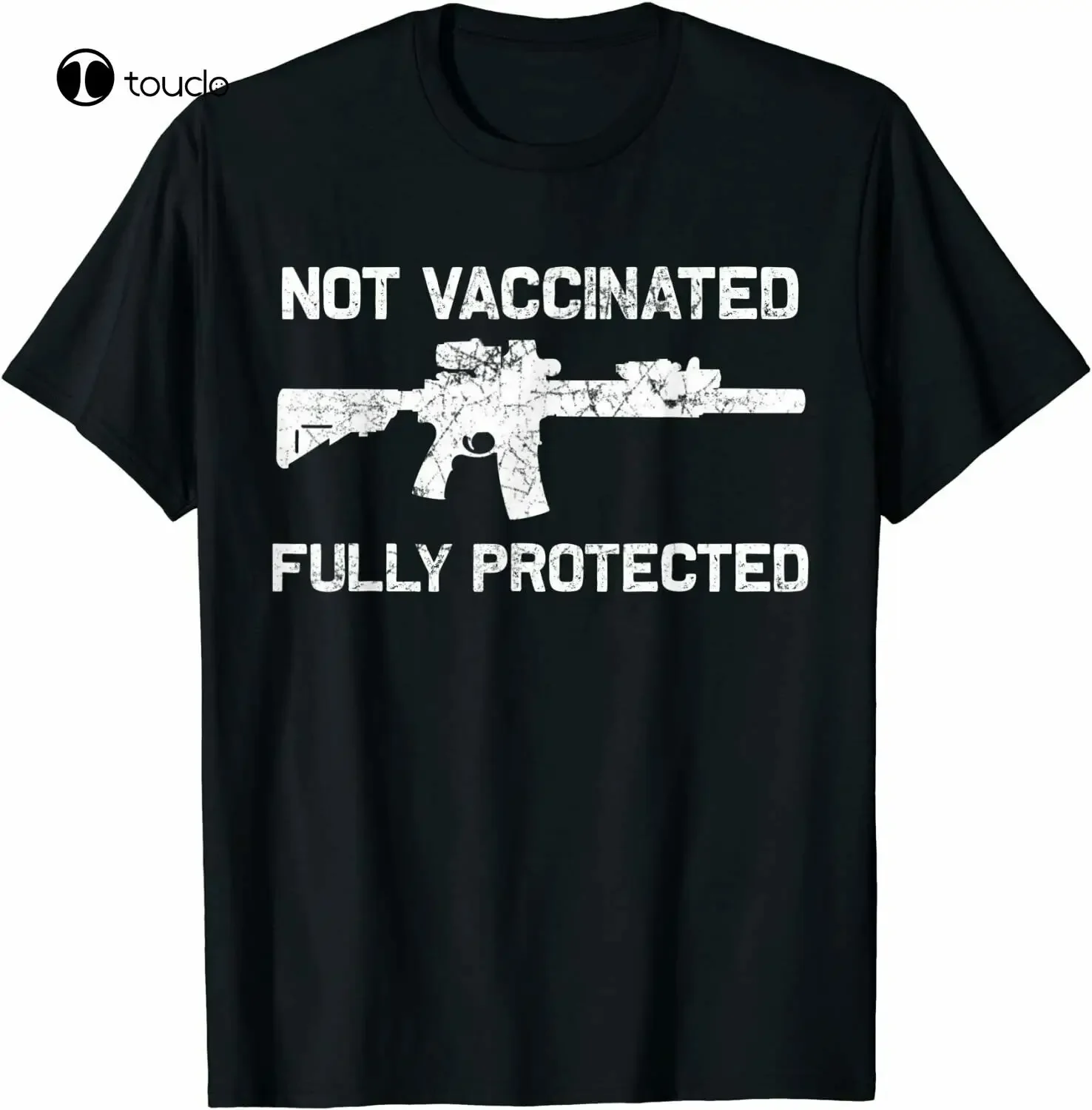 2A Not Vaccinated But Fully Protected Pro Gun Anti Vaccine T-Shirt