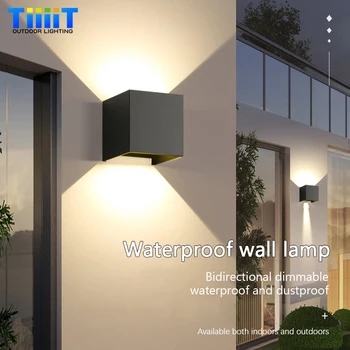 LED 6W Extérieur Applique IP65 Étanche Applique Murale Salon Chambre Porche Jardin Niket Extérieur Lampe Décorative AC85-265V