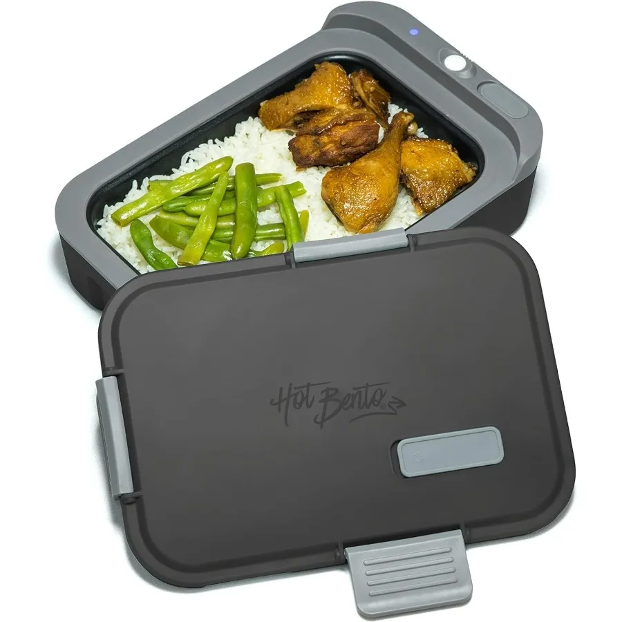 

Self Heated Lunch Box and Food Warmer – Battery Powered, Portable, Cordless, Hot Meals for Office, Travel, Jobsite, Picnics, Out