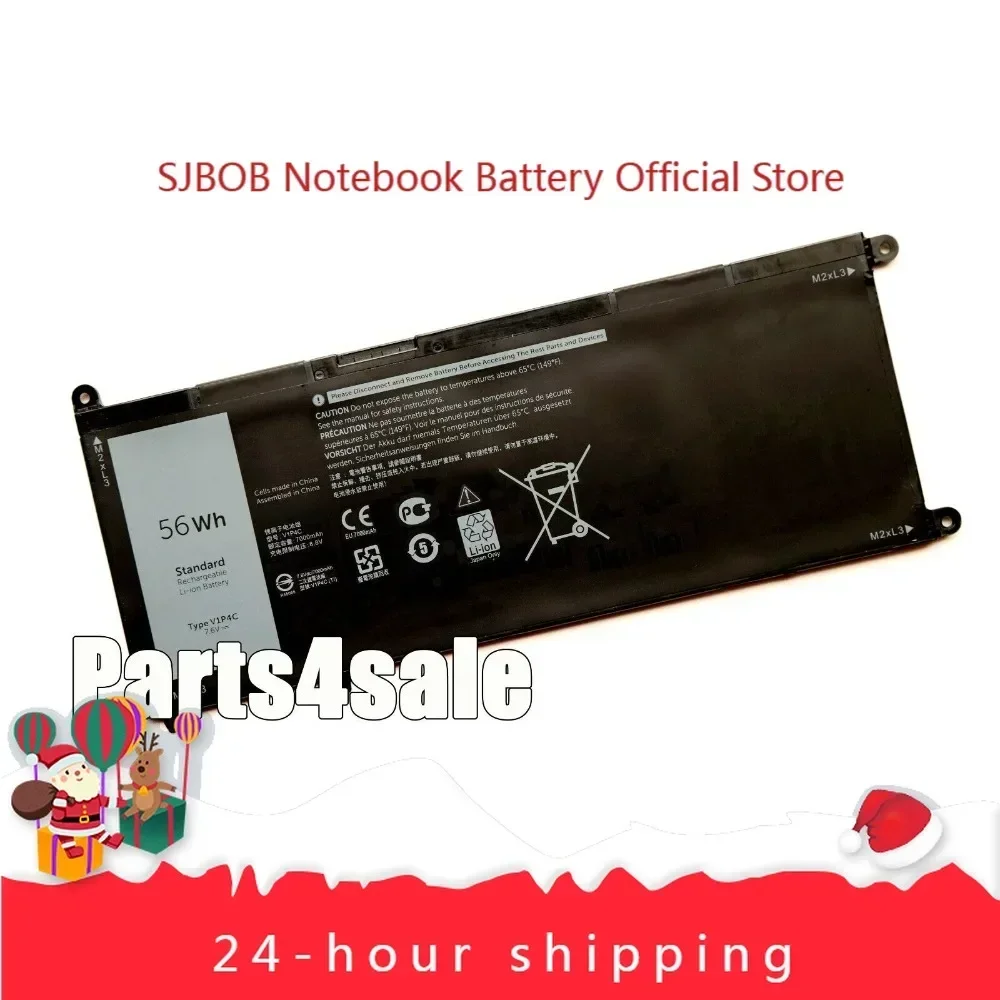 

Новый аккумулятор V1P4C FMXMT 56 Втч для Dell Chromebook 13 3380 Inspiron 7486, аккумулятор для ноутбука