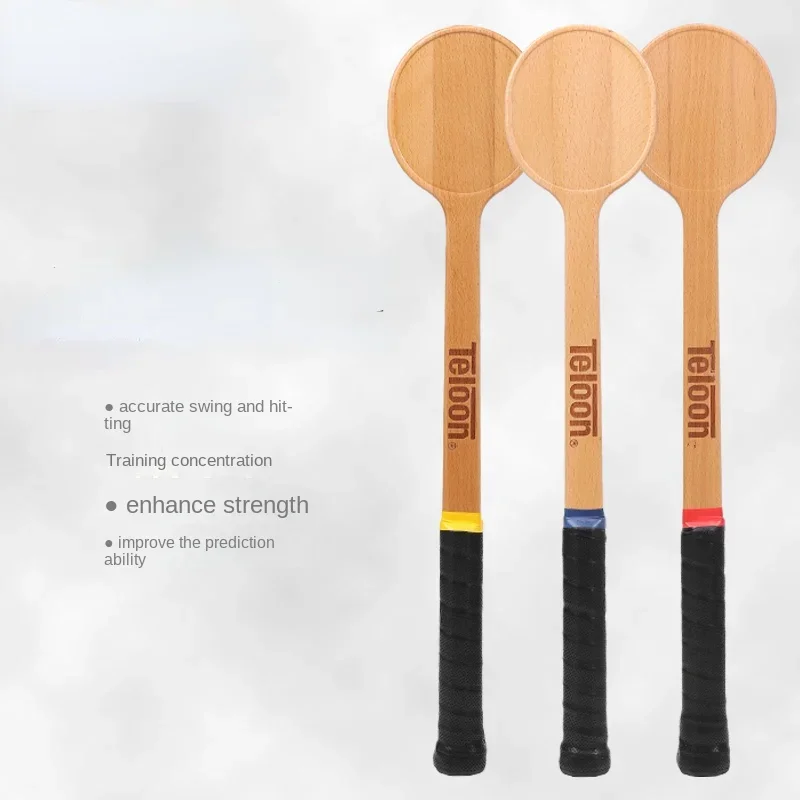 Wooden Tennis Racket for Men and Women, Professional Training Racket, Strength Play Improvement, High Quality