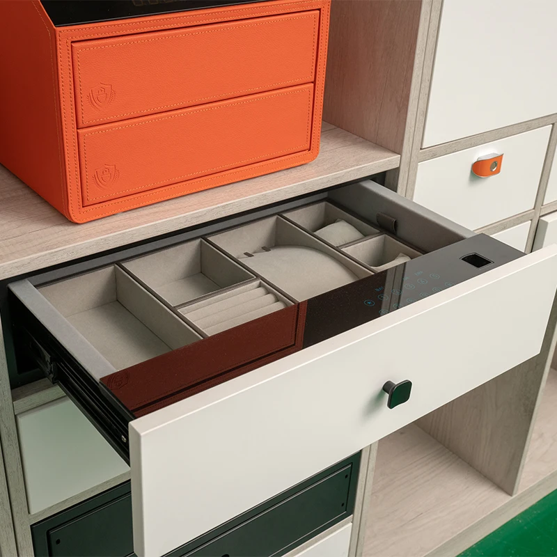 

Сейф Z764-A класса люкс для дома и офиса, металлический, с индивидуальной настройкой, отпечатком пальца, цифровым дисплеем, из АБС-пластика, для документов и денег