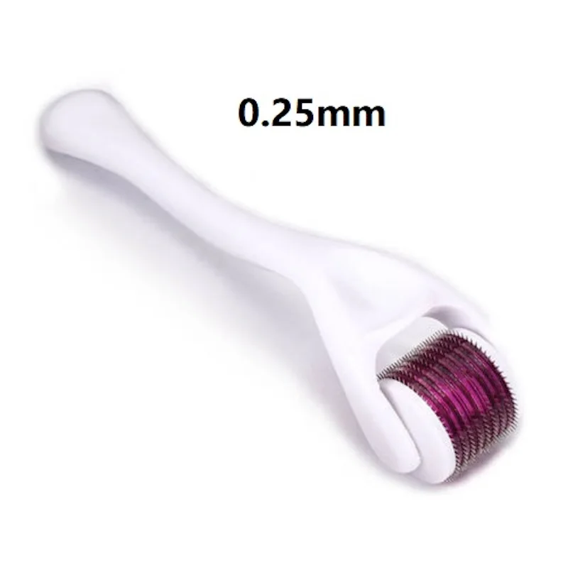 540 Nadeln für Gesichtskörper, Haarwachstum, Dermaroller für Hautbart, 0,2 mm, 0,25 mm, 0,3 mm Nadel, Mikro-Gesichtsrollenwerkzeug