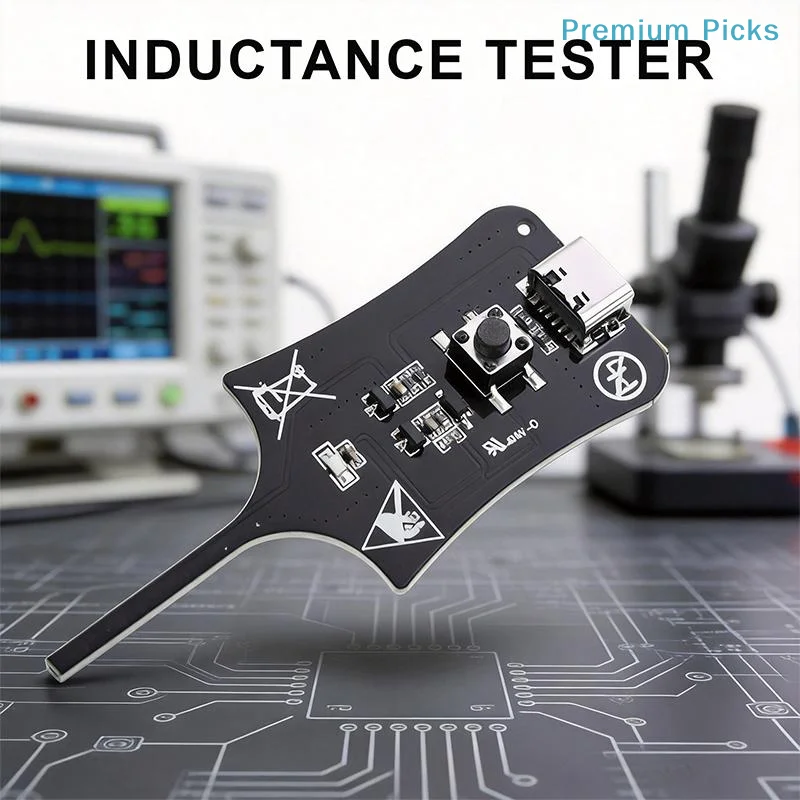 portableDC 5V Capacitance Inductance Tester Type C Professional Battery Sensing Meter with Fast Measurement for Lab Applications