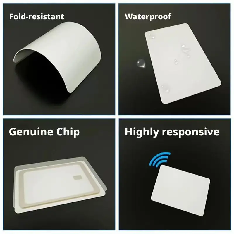Blank NFC Cards NTAG215 13.56MHz RFID Rewritable Tags Compatible with NFC Smart Phones Devices