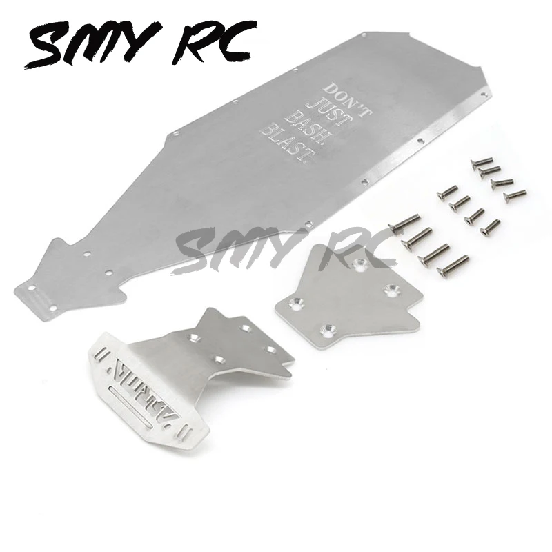 

Metal Stainless Steel Chassis Armor Protection Protector Skid Plate For Arrma Kraton EXB 1/8 RC Car Upgrade Parts