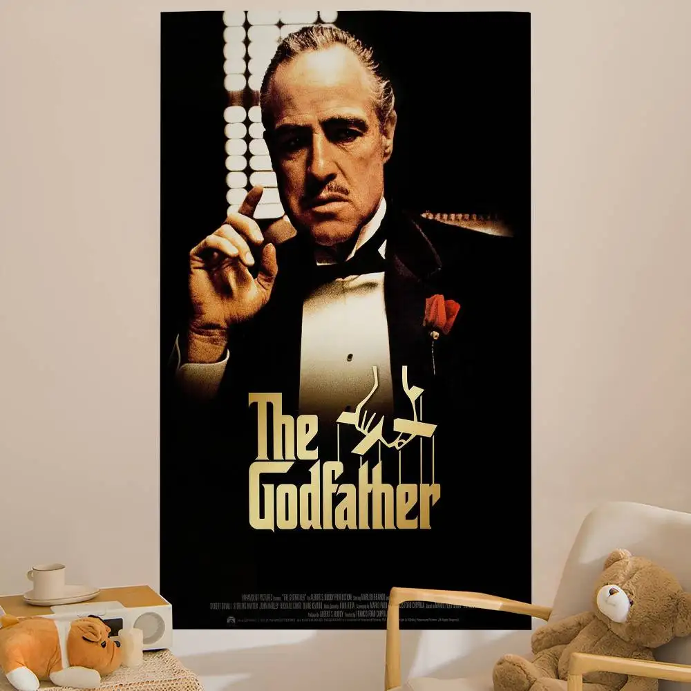 Classic Movie Godfather Tapestry Art Printing Japanese Wall Tapestry Anime Wall Hanging Home Decor