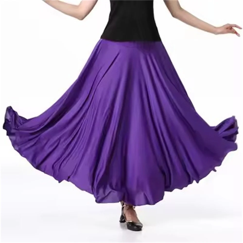 Gonna da ballo di flamenco da donna 85 cm Costumi di danza del festival Gonna da performance sul palco del ventre femminile Costumi da ballo di balletto Flamengo
