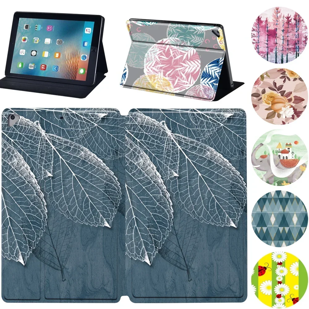 

Apple Tablet Case for Apple IPad Mini 1 2 3 4 5 6 /IPad 3/2/4 /IPad 5th 6th 7th 8th 9th Fine Pattern Printed Leather Case