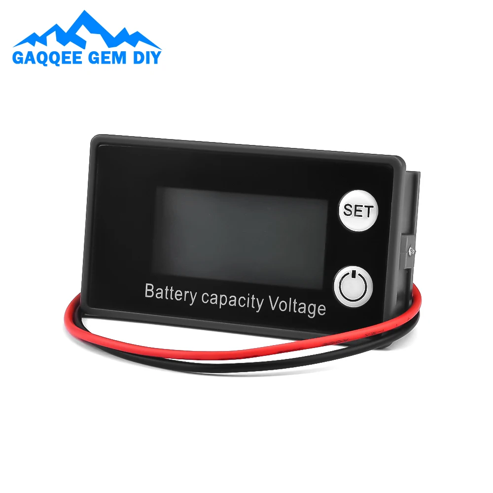 DC 8V~100V Lithium Battery Electricity Indicator High Precision Voltmeter Electricity Tester Real Time Voltage Monitoring